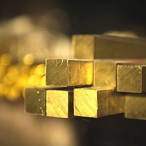 Close up of a common type of Brass