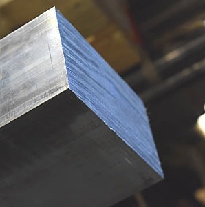 Close up image of a common type of Steel alloys